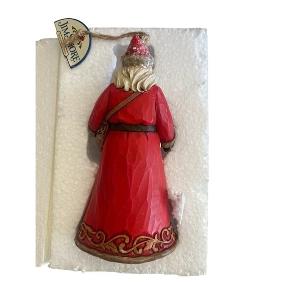 Jim Shore Heartwood Creek Victorian Santa Hanging Ornament New in Box - Picture 2 of 5